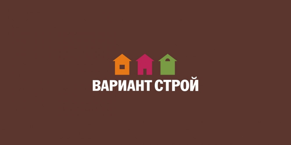Дизайн логотипа на коричневом фоне.