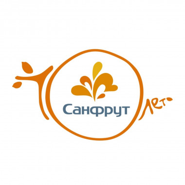 разработка юбилейного знака для компании Санфрут