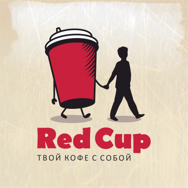 Создание логотипа и айдентика для команды Red cup